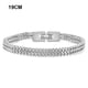 thumbnail image 3 of Sonducket de 19 cm/21 cm, brazalete de acero de titanio, estilo europeo americano, cadena de mano de quilla trenzada de moda para hombres con Ropa, zapatos y accesorios Miscelánea Acero 19CM Sonducket AP014719-02, 3 of 6