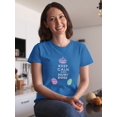 thumbnail image 2 of Keep Calm And Hunt Eggs Easter Graphic Women Royal Blue T-Shirt, Female Small, 2 of 4