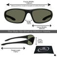 thumbnail image 2 of proSPORT Safety Sunglass ANSI Z87 Protective Outdoor Work Sport Wrap Men Women, 2 of 6