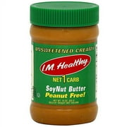 I.M. Healthy Organic No Salt Soynut Butter, 15 oz (Pack of 6)