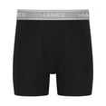 thumbnail image 3 of Hanes Boys Underwear Boxer Briefs Pack, 10-Pack, Moisture-Wicking Cotton Boxer Briefs for Kids, 3 of 5