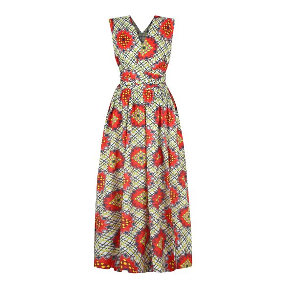 Womens Dresses Digital Printing Fashion Sexy Women's Slit Swing Skirt DIY Strap Dress