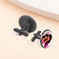 thumbnail image 6 of Mother's Day Silver Jewelry Men Shirt Cufflink Set Made of Stainless Steel, Suitable for Business Attire, Formal Events, and Weddings, 6 of 6
