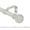 Weathered White, variant on Ridicili 5/8" Single Telescoping Curtain Rod with Reticulated Ball Finials,Bronze Gold, 84"-120"