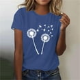 thumbnail image 2 of Kaemgyyd T-Shirt Grande Taille pour Femmes, Mignon, à Imprimé Graphique, Col Rond, Doux, Léger, Manches Courtes, 2 of 4