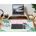 thumbnail image 6 of Pink Green Cute Desk Mat Kawaii Cartoon Frog Mousepad Cute Anime Mouse Pad Desk Protector 31.5x15.75 in, Kawai Aesthetic Laptop Keyboard Mat, Large Gaming Desk Pad Office Decor for Women Girls, 6 of 6