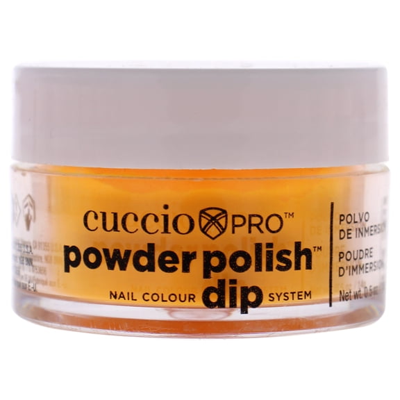 Pro Powder Polish Nail Colour Dip System - Neon Tangerine by Cuccio for Women - 0.5 oz Nail Powder