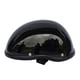 thumbnail image 1 of Riwesomey Casco de ciclismo de patín de motocicleta de media cara Casco de moto de bicicleta de carretera de montaña Gafas de moto negro brillante, 1 of 3