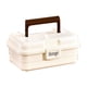 thumbnail image 2 of Caja portátil de gran capacidad con bandejas extraíbles - Organizador de plástico 18x11,5x7,5 cm para suministros para el hogar, viajes, oficina y emergencias, 2 of 6