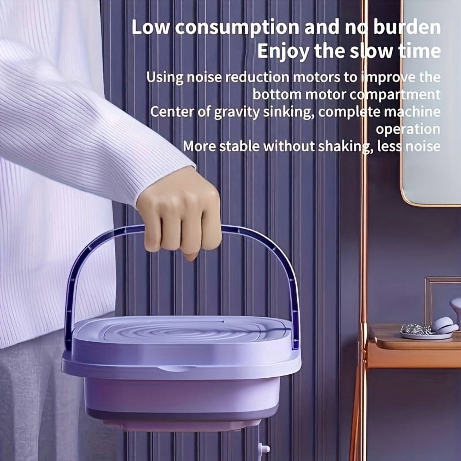 Portable Washing Machine - High Capacity, 3 Deep Cleaning Modes | Suitable for Underwear, Apartments, Travel, RVS, Camping, Space Saving Design, Multimode Washer, Plug Powered