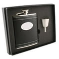 thumbnail image 1 of Visol VSET16-2023 Marlon Black Leather 6 oz Flask Gift Set, 1 of 1