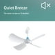 thumbnail image 3 of Ventilador de techo Bearachild 6 hojas colgantes silenciosos USB enfriador de verano antimosquitos de plástico, 3 of 6
