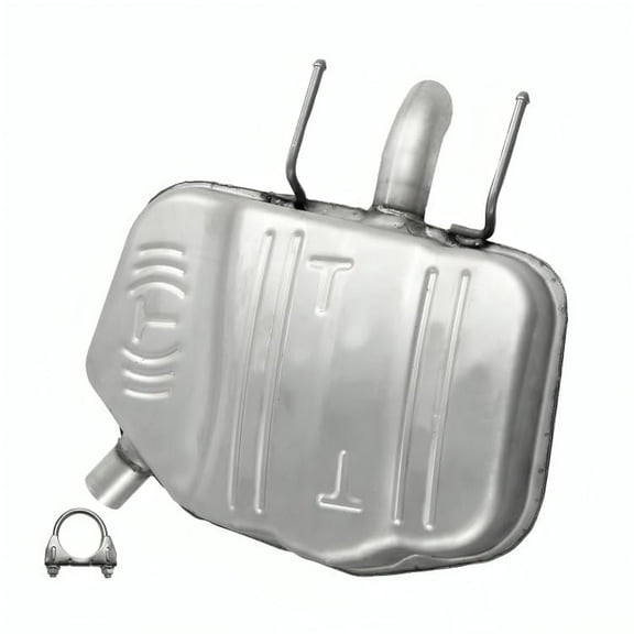 Stainless Steel Driver Side Rear Muffler Compatible for 2011-2017 Buick Regal 2.4L