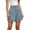 #1Blue, variant on MYAOYINo Boundaries Womens Shorts High Waisted Wide Leg Shorts Pleated Double Button Casual Office Wear Shorts