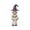 White, variant on Decorr 5.5 Inch Halloween Skeleton Witch Statue with Purple Star Hat, Storybook Style Spell Book Witch Figurine with Gold Accents, Halloween Decorations for Tabletop Mantel & Shelf