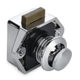 thumbnail image 2 of 1Pcs Push Button Latch Catch Keyless Door Lock for Motorhome Cabinet Latch Knobs Chrome, 2 of 8
