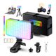 thumbnail image 1 of Luz Led Para Camara Rgb 2500k-9900k Teléfono Portátil Clip Xtellar negro, 1 of 3