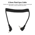 thumbnail image 3 of Flash Sync Cable, Stable Connection Easy Storage Male To Male Flash Sync Cable  Connect  For DSLR Camera, 3 of 8