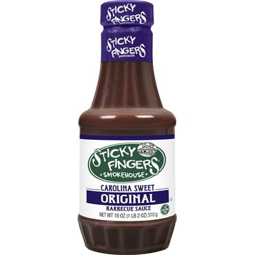 Sticky Fingers Smokehouse Carolina Sweet Original Barbecue Sauce 18 oz