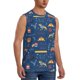 thumbnail image 2 of Balery French Bulldog Dog In Beret Camisetas sin mangas para hombre, absorbe la humedad y protege contra el mal olor.-X-Large, 2 of 7