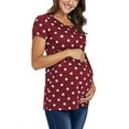 thumbnail image 3 of Uribrus Women Polka Dot Print Pregnant Tops, 3 of 5