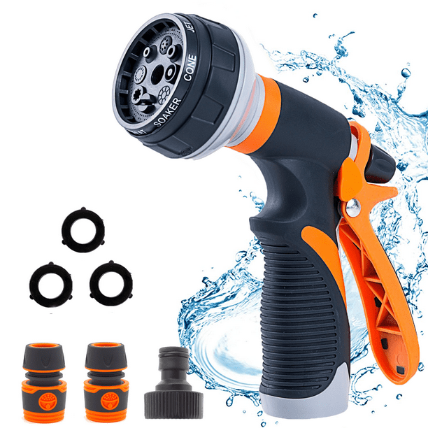 Garden Hose Sprayer Nozzle Car Wash Water Hose Nozzle， Heavy Duty