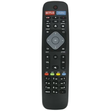 New Replaced Remote Control fit for Philips TV 65PFL7900 32PFL4901/F7 75PFL6601/F7 75PFL6601 40PFL4901/F7