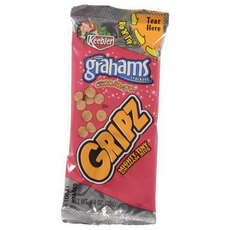 Kellogg s Keebler Grahams Crackers Gripz Cinnamon 0 9 Ounce 150 Count by Keebler