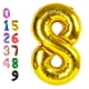 thumbnail image 1 of Decoraciones de cumpleaños doradas con números de globos de 40 pulgadas, 1 of 6
