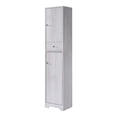 thumbnail image 3 of Furniture of America Astro Contemporary Wood 1-Drawer Pantry in White Oak, 3 of 12