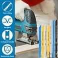 thumbnail image 4 of 54Pcs Jig Saw Blade Set High Carbon Steel Assorted Saw Blades with U-shank Sharp Fast Cut Down Jigsaw Blade Woodworking Tool for Wood Metal Plastic Cutting, 4 of 9