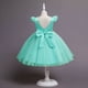 thumbnail image 5 of Vestido Para Niñas Ropa Para Niñas Bebés Falda Larga Sólido Princesa Bowknot Vestido De Rendimiento Vestido De Falda Verde Odeerbi  LM103-4915, 5 of 9