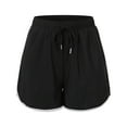 thumbnail image 4 of Huowey Women Swimwear Swim Shorts With Pockets High Waisted Board SwimBathing Suit Shorts Bottom Boy Shorts Swim Bottom Wide Resort Swim Wear Honeymoon Cruise Trendy Wear, 4 of 6