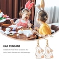 thumbnail image 6 of WEAVILUX 2 Pairs of Decorative Bunny Earrings Cute Dangle Earrings for Women, 6 of 6