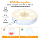 thumbnail image 2 of Luz De Led Clóset  Bloosom Lámpara Armario Noche Recargable Usb 6pzs Blanco, 2 of 4