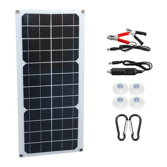 1pc 10W 12V USB Solar Panel Charger Portable Solar Panel USB Output Outdoor Mini Power System For Mobile Phone