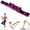 B, variant on Fitness Resistance Band for Stretching and Yoga,8-Section Numbered Design with Clear Markings, Adjustable Elastic Bands with Handles for Pilates & Home Workouts