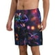 thumbnail image 2 of Balery Glowing Chameleon Fantasy Art Traje de Baño Estilo Hawaiano para Hombre, Shorts de Secado Rápido con Bolsillos-3X-Large, 2 of 6