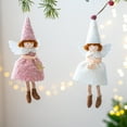 thumbnail image 3 of Cheapark Christmas Little Angel Dress Felt Ornaments - Hanging Pendants For Indoor Christmas Tree, Home Holiday Decor, 3 of 6