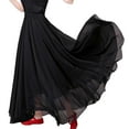 thumbnail image 3 of YM YOUMU Women Chiffon Dance Swing Skirt Elastic Waist Ballroom Dancewear, 3 of 5