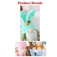 thumbnail image 6 of Easter and Spring Decor Bunny Ornaments, Easter Decor for Mantle Easter Figurine, Easter Gnome Doll, Easter Table Decorations for Home(1PC), 6 of 7