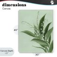 thumbnail image 4 of Stupell Industries Gentle Lily of Valley Canvas Wall Art, design by Grace Popp, 4 of 8