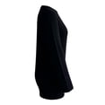 thumbnail image 3 of Suéter George para Mujer, Cuello Redondo Rayas Marino Talla Eg, 3 of 4