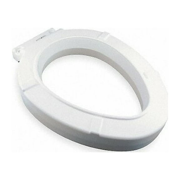 Bemis Toilet Seat Without Cover, Plastic, Elongated, White GR4LE-000