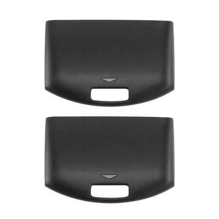 Insten 2-pack Black Battery Door Cover Repair Parts For PSP 1000