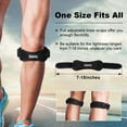 thumbnail image 2 of 2 Pack Knee Brace, Knee Strap Brace with Silicone Insert, Pain Relief Patella Stabilizer Support for Hiking, Soccer, Basketball, Running, Jumpers Knee, Tennis, Tendonitis, Volleyball & Squats, 2 of 4