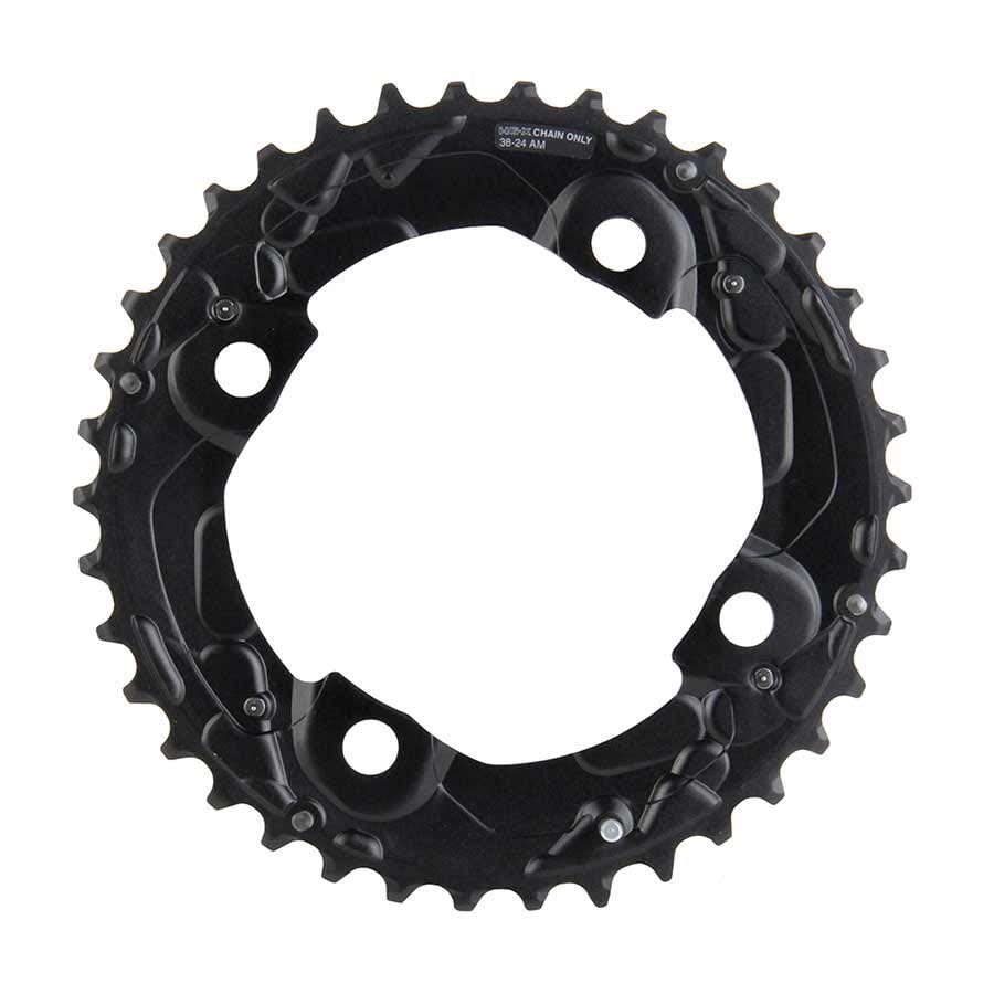 Shimano SLX M675 10-Speed Chainring - 28T, 64mm BCD, Double Type