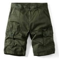 thumbnail image 3 of YEYLANERS Mens Cargo Hiking Shorts Summer Casual Quick Dry Lightweight Stretch Workout Shorts for Men Relaxed fit Breathable Solid Color Athletic Shorts Multi Pockets,Army Green,30, 3 of 4