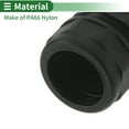 thumbnail image 5 of Unique Bargains M30x2.0 Cable Glands 28.5mm / 1.12" Bellows Waterproof Tightening Joint Straight-Tube PA66 Nylon Black 5 Pcs, 5 of 7
