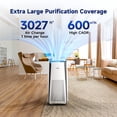thumbnail image 2 of Membrane Solutions MS601W Smart Air Purifier with True HEPA Filter for Large Room up to 3027 sq ft, 2 of 8